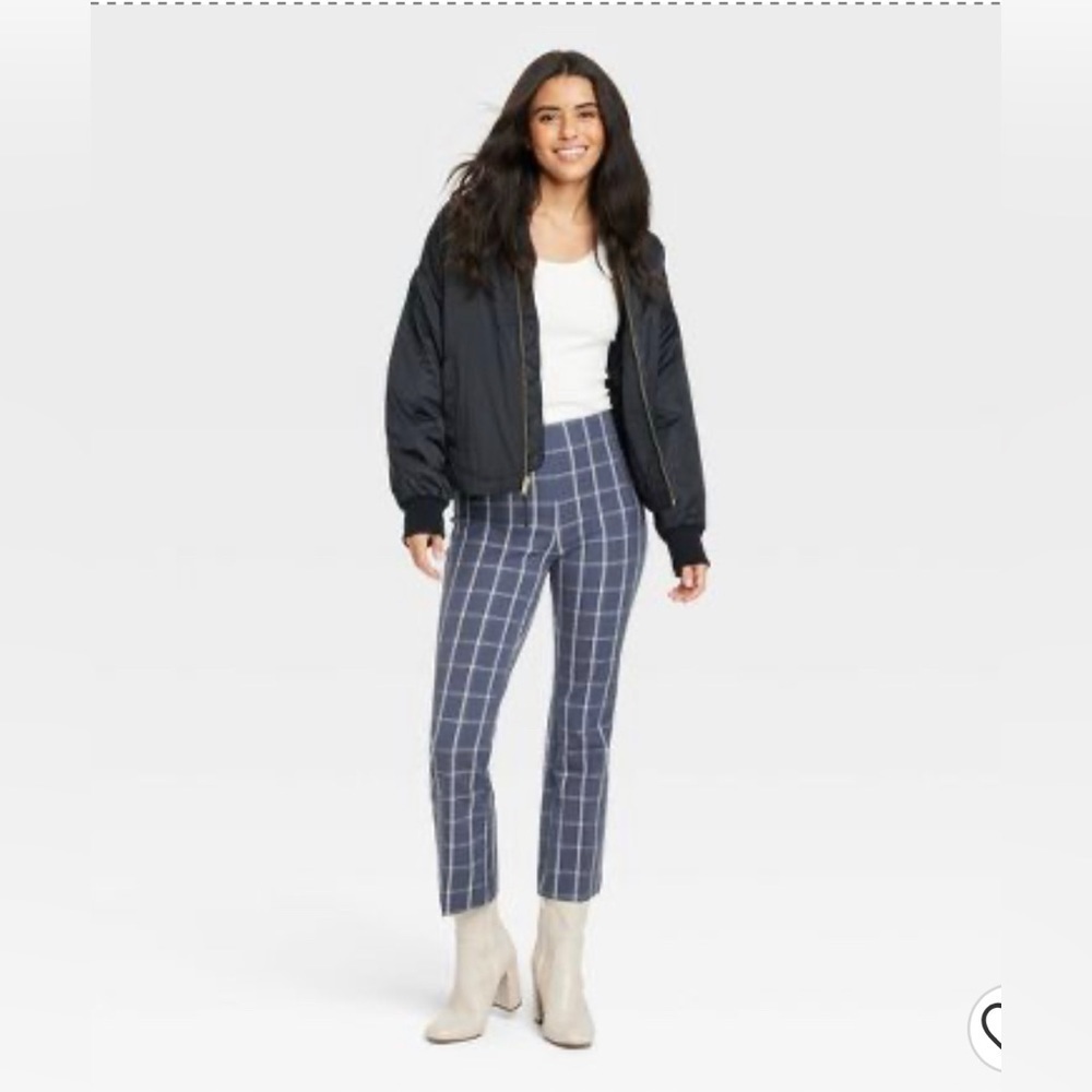 WOMEN'S Cropped Kick Flare Pull-On Pants - A New Day -16